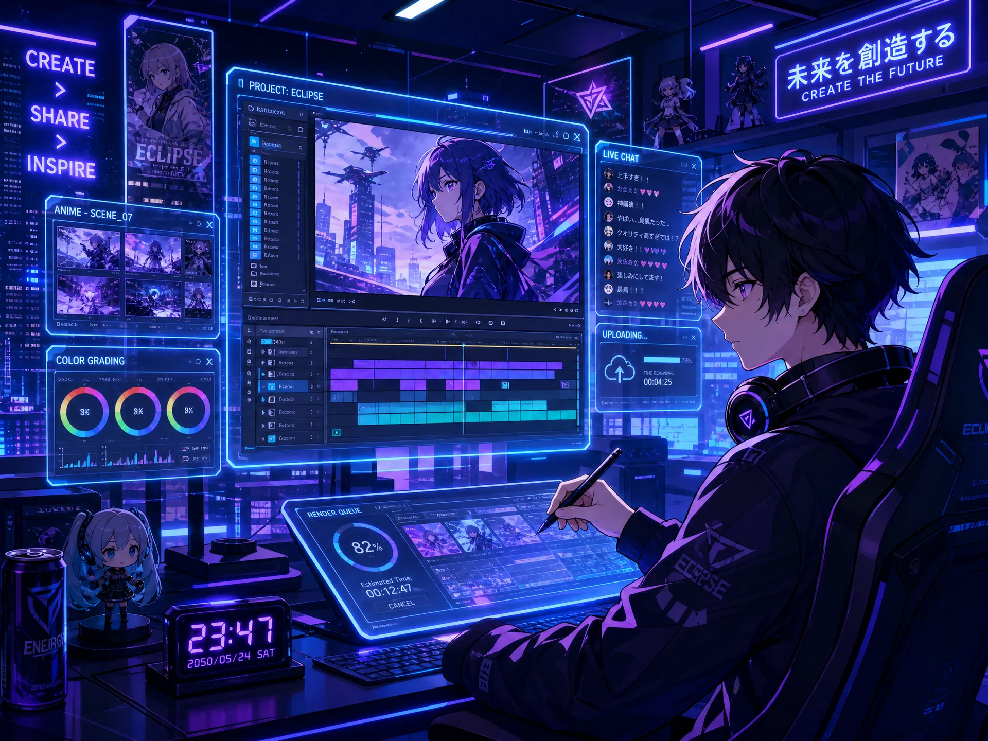 少女萝莉动漫-动漫剪辑教程